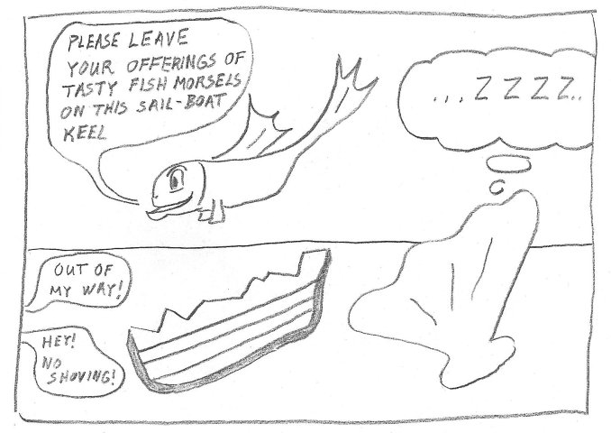 Man becomes clam-man