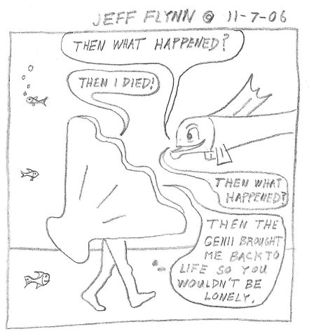 Man becomes clam-man