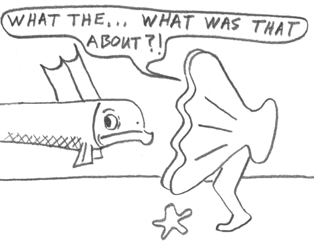 Man becomes clam-man