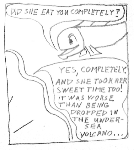 Man becomes clam-man