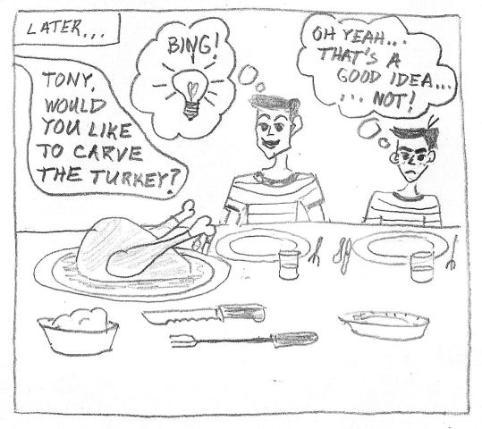 Man becomes clam-man