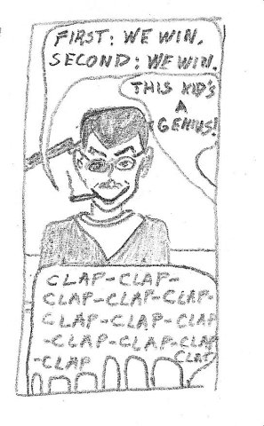 Man becomes clam-man