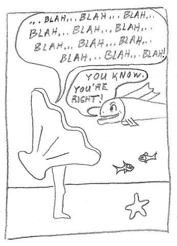 Man becomes clam-man