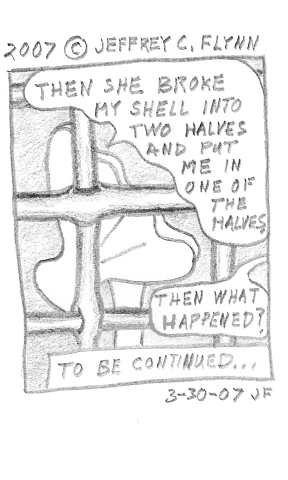 Man becomes clam-man