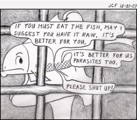 Man becomes clam-man