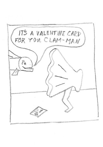 Man becomes clam-man