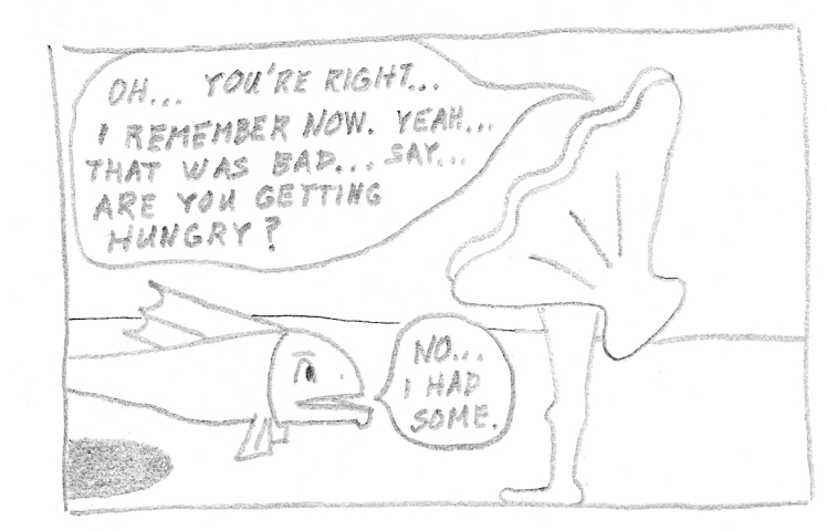 Man becomes clam-man