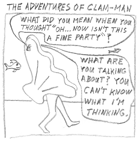 Man becomes clam-man