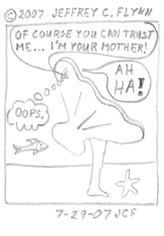 Man becomes clam-man