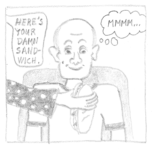 Man becomes clam-man