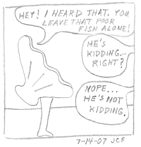 Man becomes clam-man