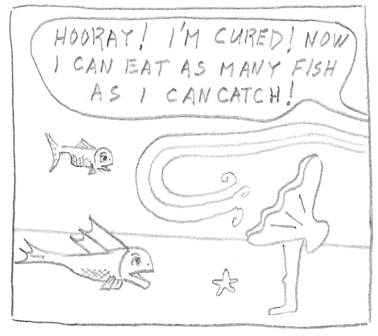 Man becomes clam-man