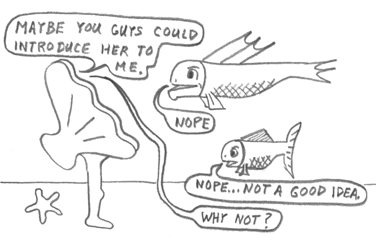 Man becomes clam-man