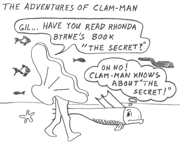 Man becomes clam-man