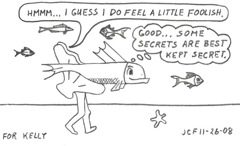 Man becomes clam-man