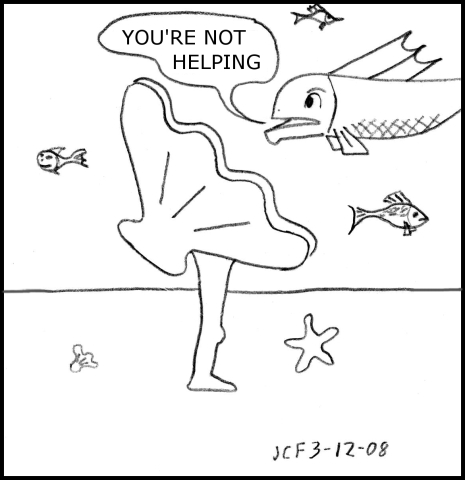 Man becomes clam-man