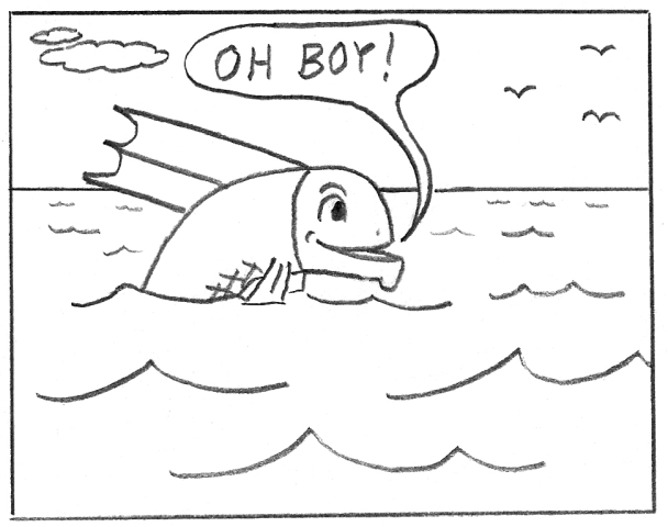 Man becomes clam-man