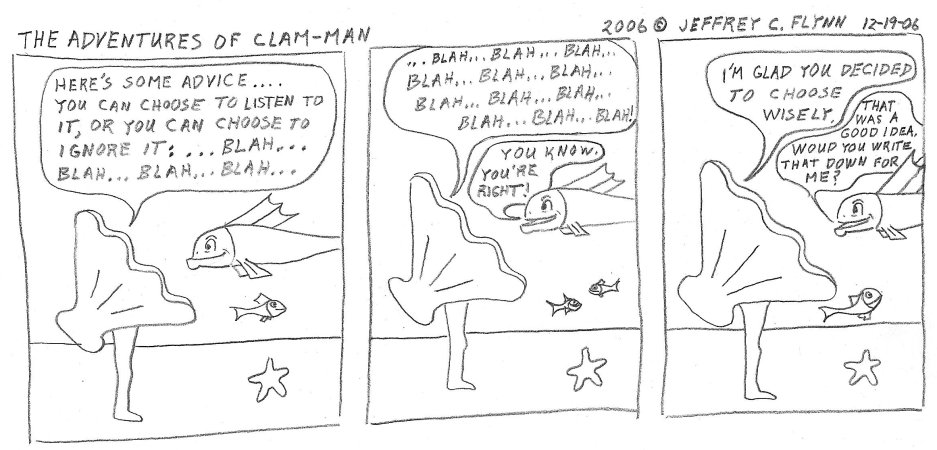 Man becomes clam-man